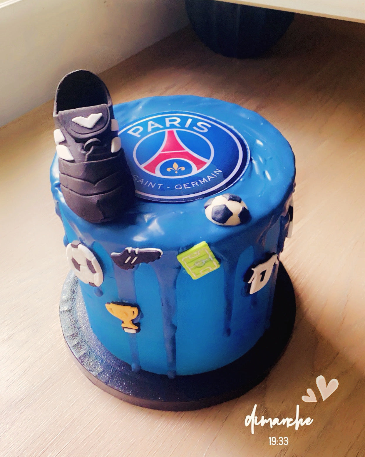 Gâteau personnalisé Football